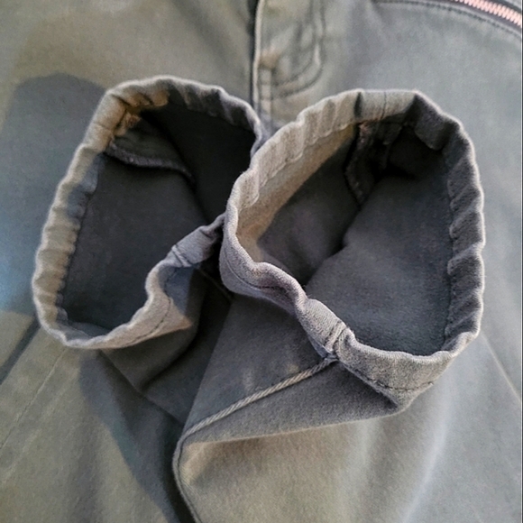 CAbi Hunter Green Zip Skinny Moto Stretch Denim Jeans #3388 - Size 4 - Picture 9 of 11